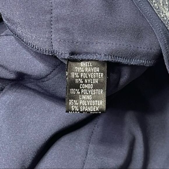 Adrianna Papell Blue Satin Shutter Pleat Tiered Layered Sheath Dress 4 - Picture 9 of 10